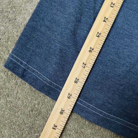 Disney Winnie The Pooh Women's Sleep Dress Size M 10 - 12 Blue Cotton Blend Cozy - Picture 8 of 10